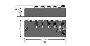 Turck Compact Feldbus Station für DeviceNetInterfa BLCDN-4M1 #6811055