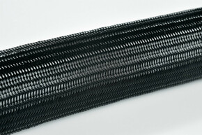 HellermannTyton Geflechtschlauch sw, abriebfest 100m HEGPA6612 PA66 BK100