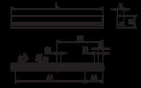 Ridi-Leuchten LED-Lichtleiste 4000K DALI VLDF-F180DA #0532559