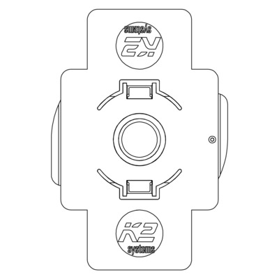 K2 Systems Einlegemutter Edelstahl mit Montageclip 1001643