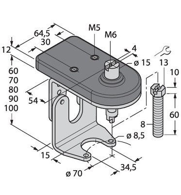 Turck Montageset BTS-DSU35-ZF07-M8