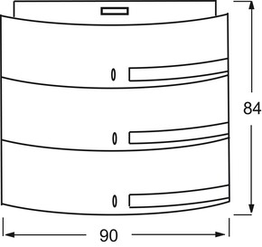 Busch-Jaeger Bedienelement 3/6fach MF/IR 6320/30-260