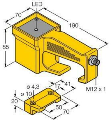 Turck Schreib-/Lesekopf HT-IDENT-H1147