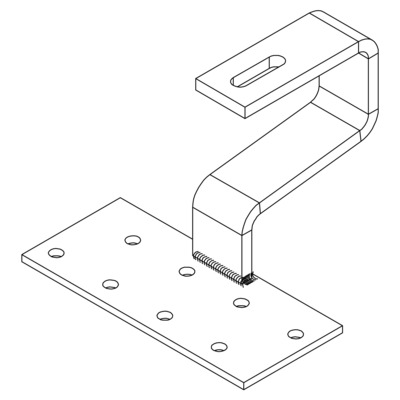 K2 Systems Dachhaken Pfannenziegel 1000764