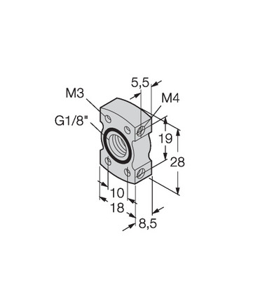Turck Anschlussflansch PK-P-MZ-002