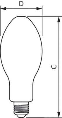 Philips Lighting LED-Lampe E27 3000K TForce Cor #75029900