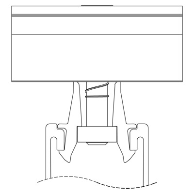K2 Systems Universal Mittelklemmen OneMid,black 2003072