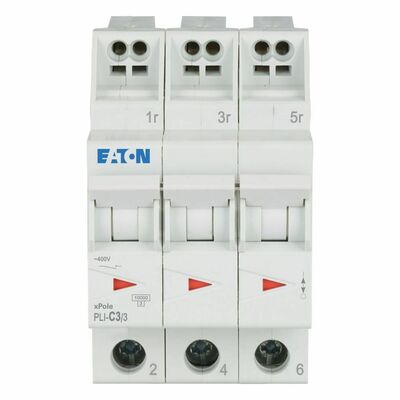 Eaton Leitungsschutzschalter 3 A, 3p,Steckkl. C PLI-C3/3