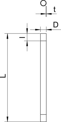 OBO Bettermann Vertr Aluminiumrohr mit Gewinde SM50W ALU
