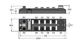 Turck Feldbus-I/O-Modul kompakt TBDP-L2-16DXP