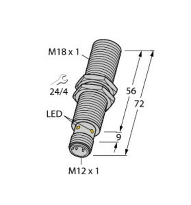 Turck Schreib-Lesegerät HF Edelstahl TB-EM18WD-H1147