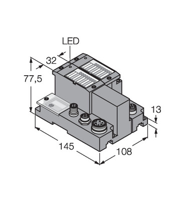 Turck Set (Multiprotokoll) in Schutzart IP67 TI-BL67-EN-2
