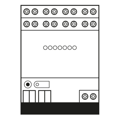 Jung KNX Binäreingang 8-fach REG Gehäuse 4TE 2128 REG