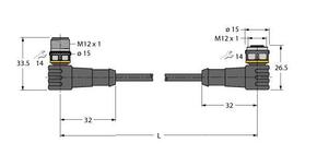 Turck PUR-Kabelmantel Thin WSC-WKC5701-2.5M