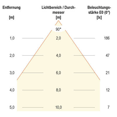 EVN Lichttechnik LED-Wandleuchte 4000K anthrazit C54152340