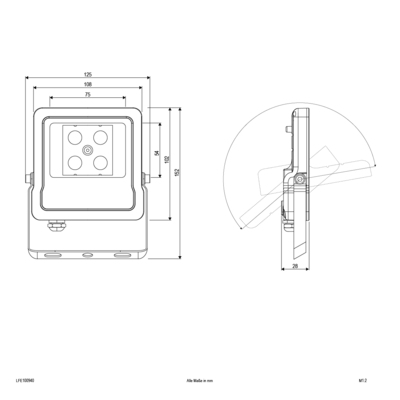 EVN Lichttechnik LED-Fluter 4000K LFE100940
