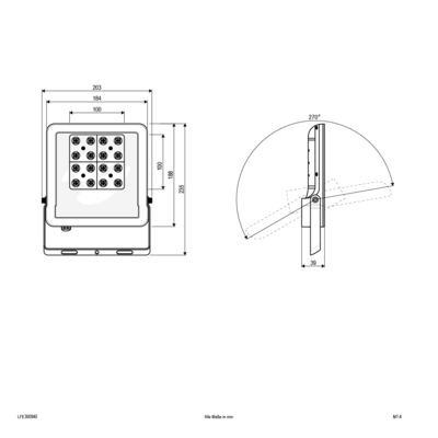 EVN Lichttechnik LED-Fluter 4000K LFE300940