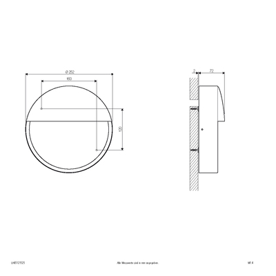 EVN Lichttechnik LED-Anbauleuchte 3000K, 4000K, 5700K LH65121525