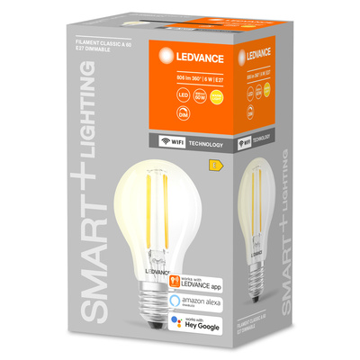 Ledvance LED-Lampe E27 WiFi, 2700K SMART #4058075528239