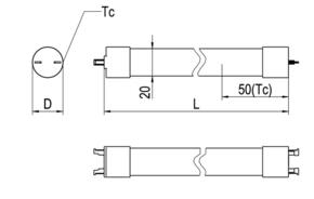 Ridi-Leuchten LED-Tube 865 RT360145-865M0350LD