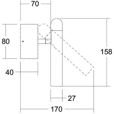 Brumberg Leuchten LED-Wandanbauleuchte 230V 10122173