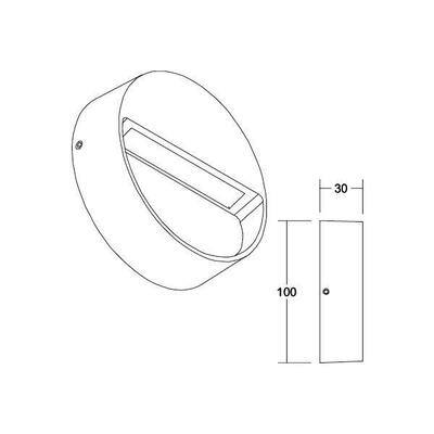 Brumberg Leuchten LED-Wandanbauleuchte 230V 10170183