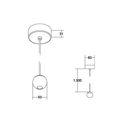 Brumberg Leuchten LED-Pendelleuchte 3000K 12119173