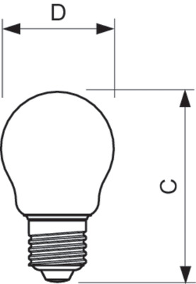 Philips Lighting LED-Tropfenlampe E27 klar Glas CorePro LED#34776200