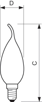 Philips Lighting LED-Kerzenlampe E14 klar Glas CorePro LED#37759200