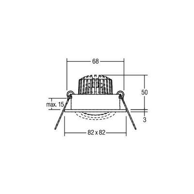 Brumberg Leuchten LED-Einbaustrahler 350 mA 12376083