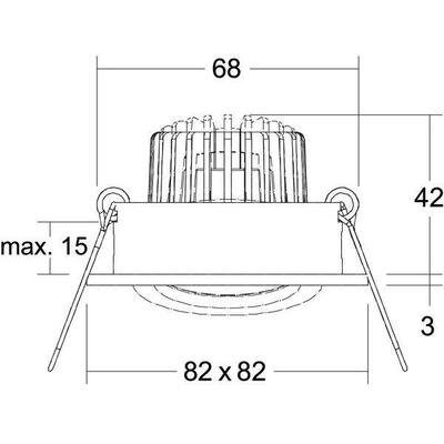 Brumberg Leuchten LED-Einbaustrahler 350 mA 12376084