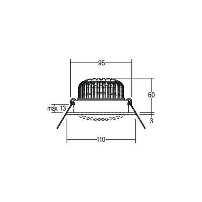 Brumberg Leuchten LED-Einbaustrahler 350 mA 12395073