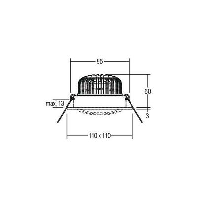 Brumberg Leuchten LED-Einbaustrahler 350 mA 12396084