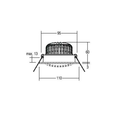 Brumberg Leuchten LED-Einbaustrahler 350 mA 12491253