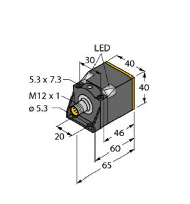 Turck Schreib-Lese-Kopf HF Bus-Linien-Topologie TN-CK40-H1147/C53