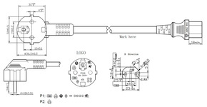 EFB-Elektronik Stromversorgungskabel 2m EK504.2V2