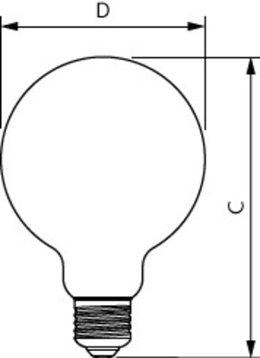 Philips Lighting LED-Globelampe E27 gold DIM MAS VLE LED#38548100