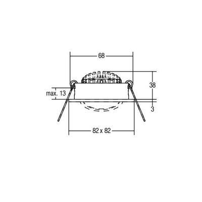 Brumberg Leuchten LED-Einbaustrahler 230V 38262083