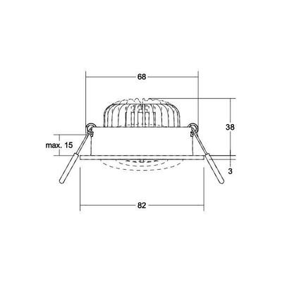 Brumberg Leuchten LED-Einbaustrahler 230V 38377183