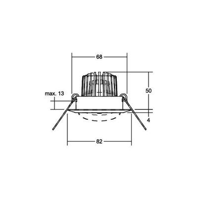 Brumberg Leuchten LED-Einbaustrahler 230V 39304153