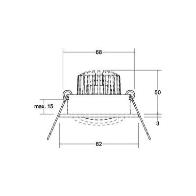 Brumberg Leuchten LED-Einbaustrahler 230V 40143073
