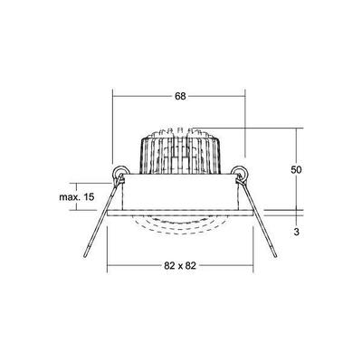 Brumberg Leuchten LED-Einbaustrahler 230V 40144253