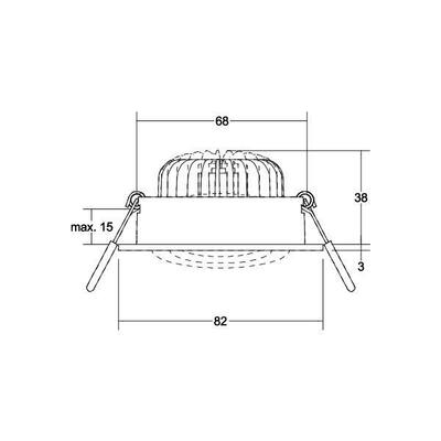 Brumberg Leuchten LED-Einbaustrahler 230V 40378173