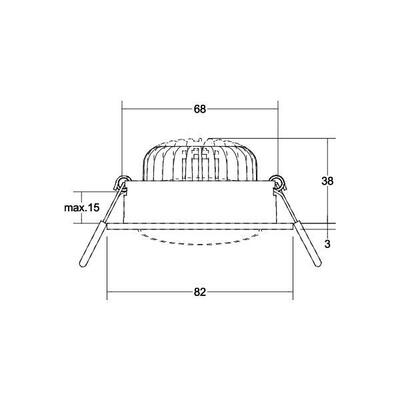 Brumberg Leuchten LED-Einbaustrahler 230V 40379173