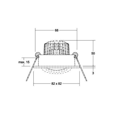 Brumberg Leuchten LED-Einbaustrahler 230V 41444083
