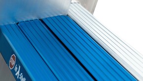 ILLER-LEITER Aluminium Schiebeleiter ErgoPlus 2x10 Stufen 6810-7