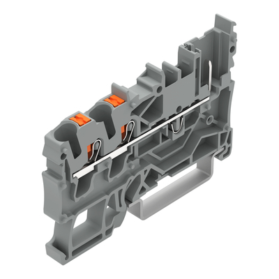 WAGO GmbH & Co. KG 2-Leiter/1-Pin-Basisklemme Drücker,2,5 mm²,gr 2222-1301