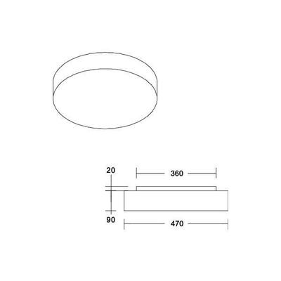 Brumberg Leuchten Anbauleuchte mit Schirm 58215744
