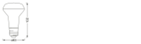 Ledvance LED-Reflektorlampe R63 WiFi, RGBW SMART #4058075609570