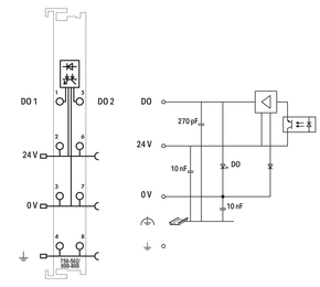 WAGO GmbH & Co. KG 2-Kanal-Digitalausgang DC 24 V,2,0 A,lgr 750-502/000-800